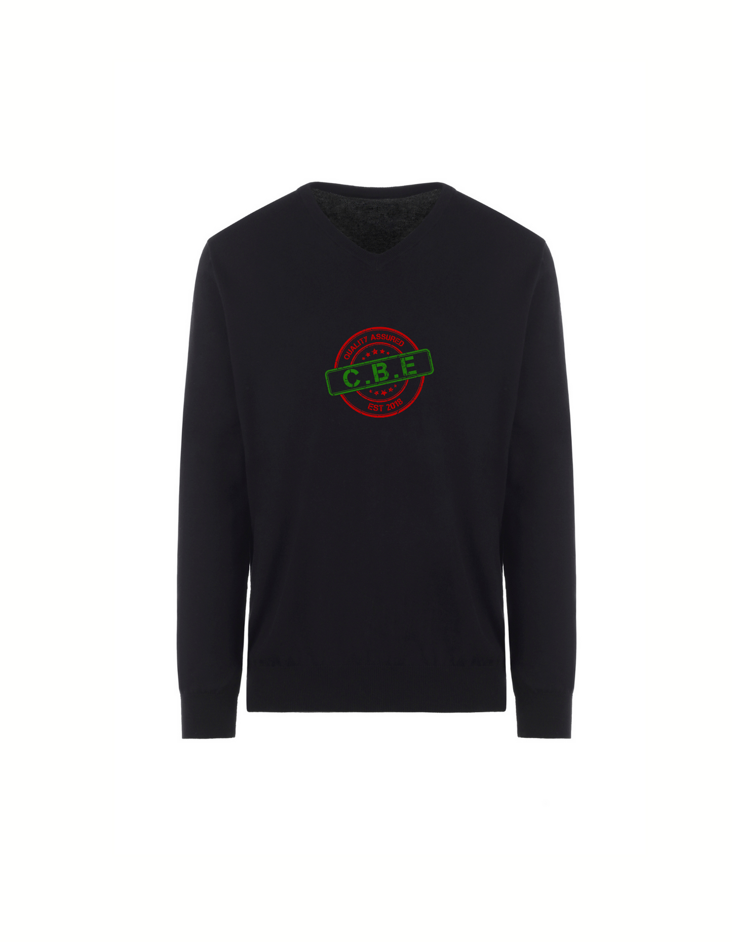 Mens Black Crewneck